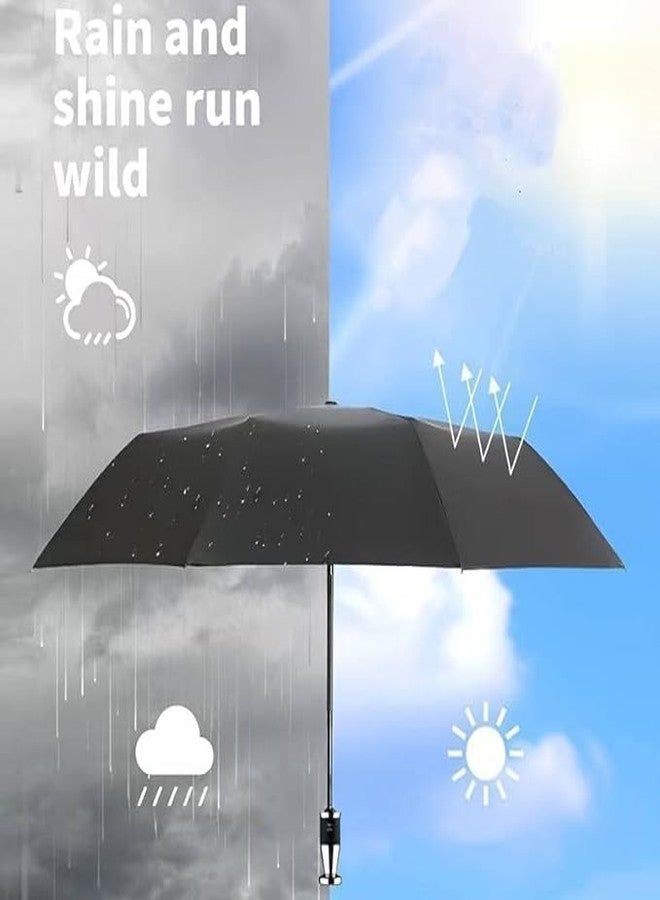 Emcrovi Heavy Duty Stormproof Rain Umbrella - Windproof, Waterproof, Automatic Open Close Umbrella - Compact and Lightweight Design, Extra Large Coverage - Premium Choice for Solid Chhataa (Design_2) - Image 3